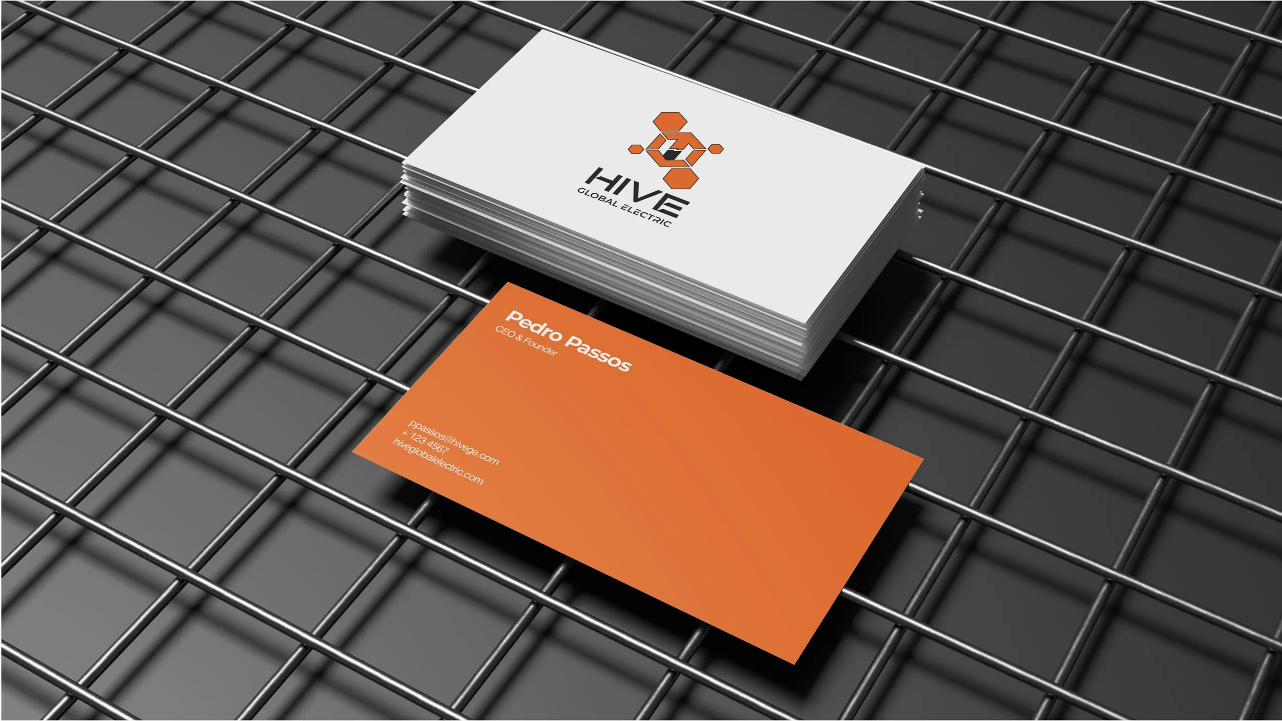 Hive Global Electric brand identity 1